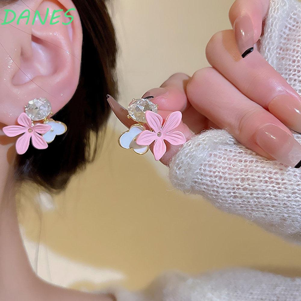 Bông Tai Hoa Daanes Bằng Hợp Kim Sang Trọng Ngọt Ngào MớiKhuyên Tai Mori Tinh Tế Cho Mùa Hè