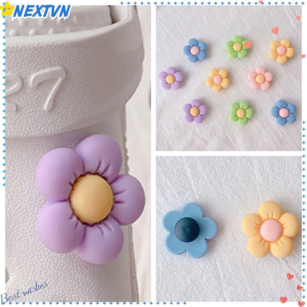 NEXTVN Set 10 Phụ Kiện Trang Trí Xăng đan Đính Hoa Xinh Xắn