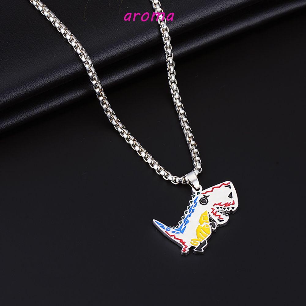 Vòng cổ Hình Khủng Long Phong Cách Hip Hop Đơn Giản Cho Nam Và Nữ