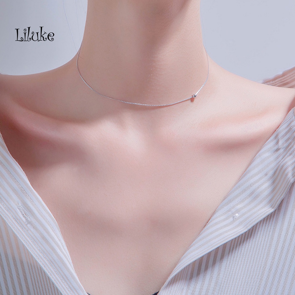 Vòng cổ Hợp Kim Trang Trí Hạt Đậu Thời Trang Cho Nữ