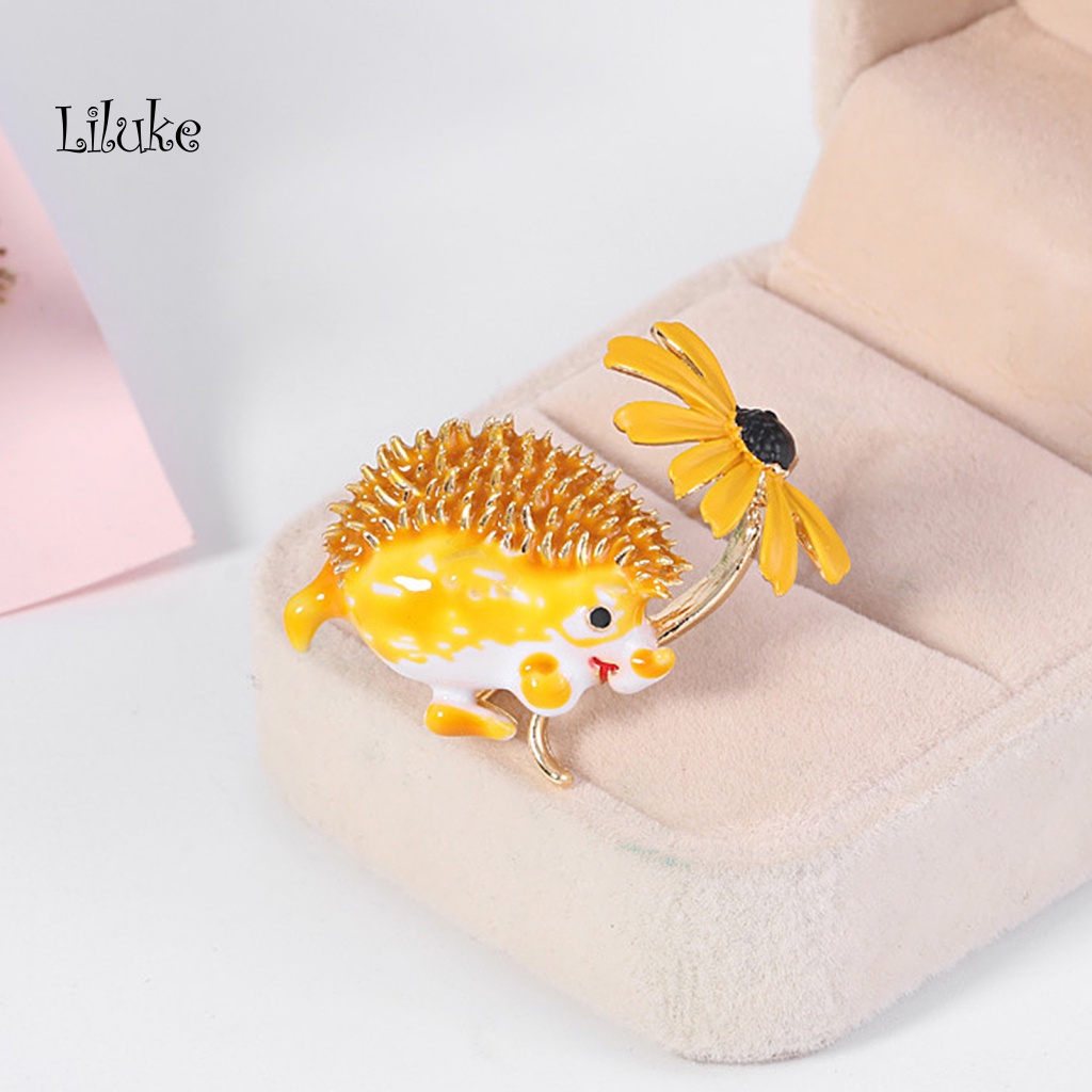 Ghim Cài Áo Hình Nhím Và Hoa Xinh Xắn Đáng Yêu