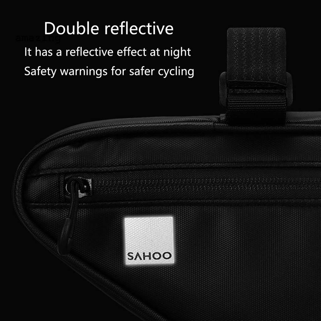 Túi Ống Xe Đạp Dung Tích Lớn 1L Bằng Polyester Chống Nước Chống Trầy Xước