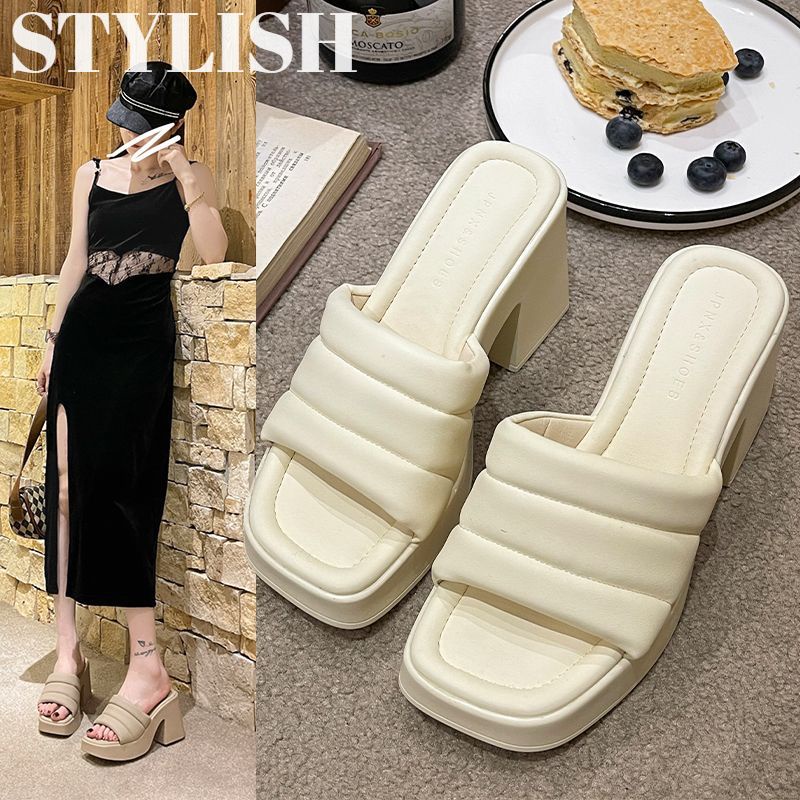 Dép Cao Gót Đế Mềm Thoải Mái Thời Trang Hàn Quốc Cho Nữ