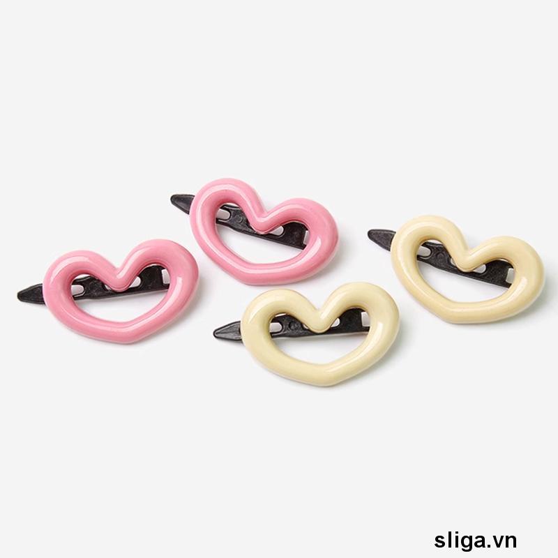 💌💌Kẹp Tóc Hình Trái Tim Nhiều Màu Sắc