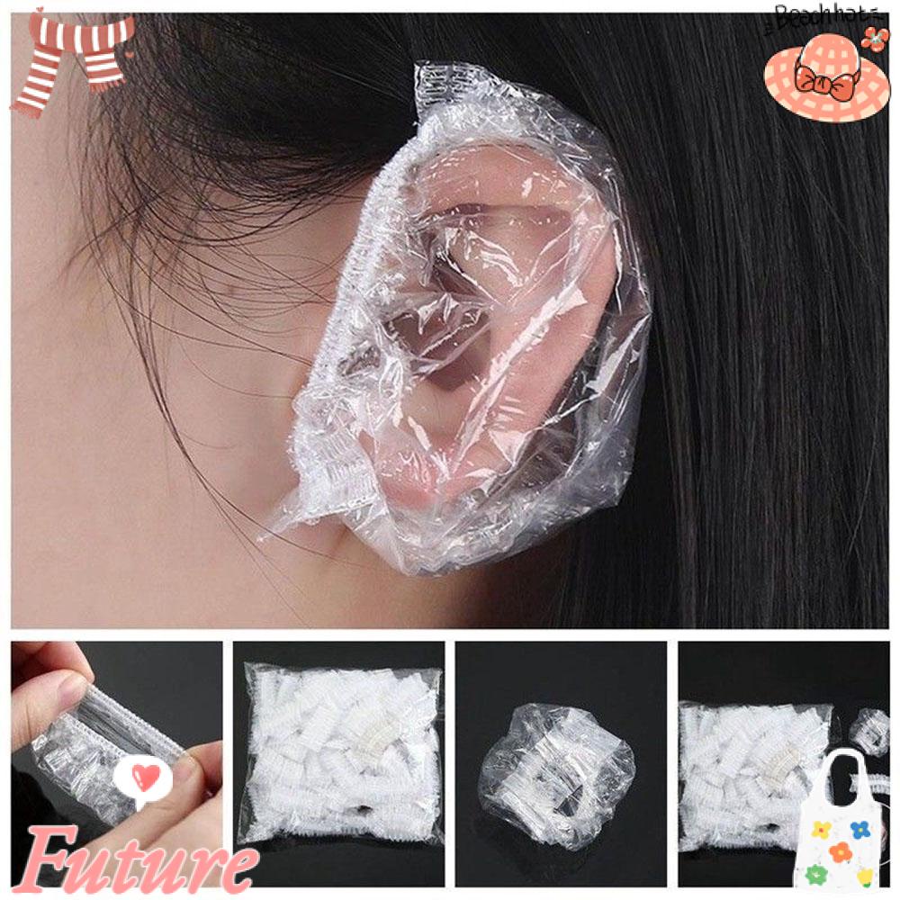 Nón Trùm Tai Trong Suốt Chống Nước Dùng Một Lần Khi Tắm / Nhuộm Tóc
