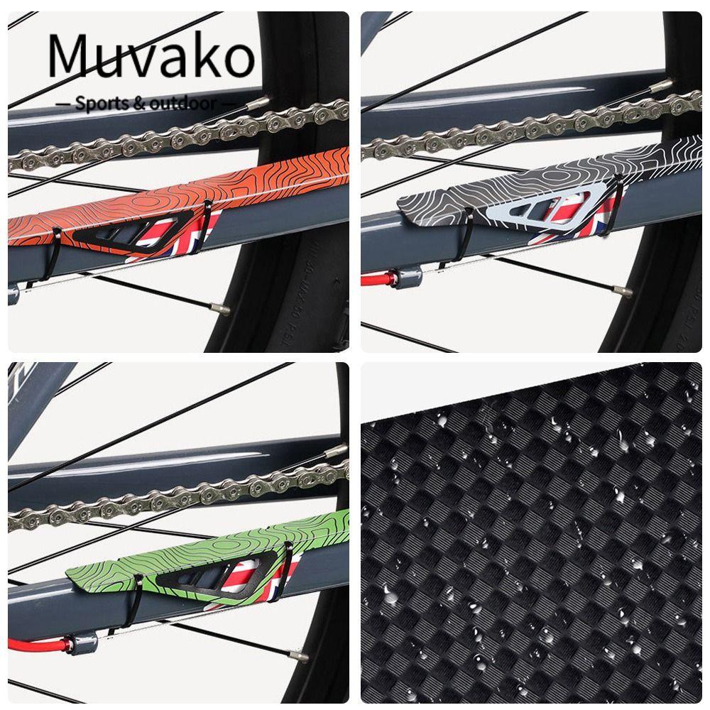 MUVAKO Bộ 1 / 2 Miếng Dán Bảo Vệ Dây Cáp Xe Đạp Chống Trầy Xước