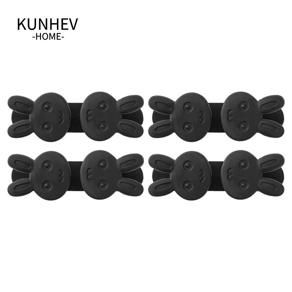 KUNHEV Set 4 Dụng Cụ Giữ Dây Cáp Gọn Gàng Tiện Dụng Cho Nhà Bếp