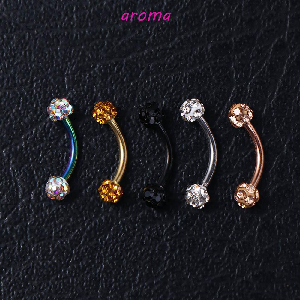 Khuyên Mũi / Tai / Cơ Thể Bằng Thép Không Gỉ Hình Tròn Độc Đáo Thời Trang Cho Nữ