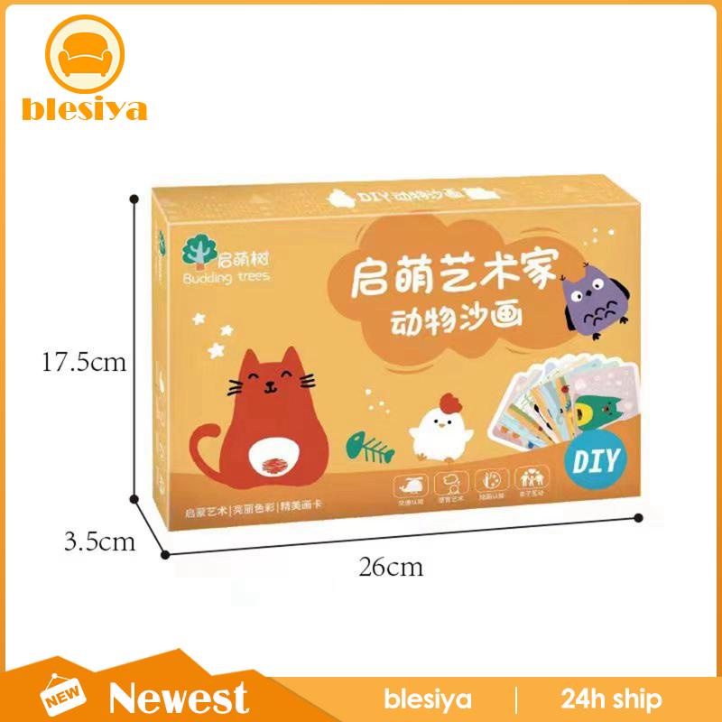 Bộ Dụng Cụ Vẽ Tranh Cát 12 Màu Dành Cho Các Bé