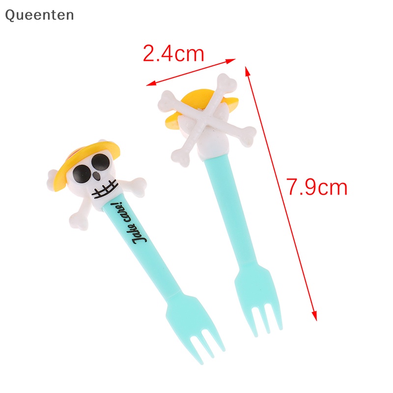 Bộ 3 Nĩa Ăn Trái Cây Hình Đầu Lâu Hoạt Hình