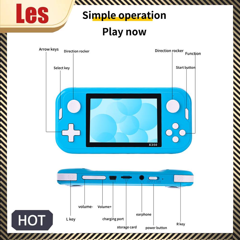 Máy Chơi Game Cầm Tay Màn Hình 3.5 inch IPS HD