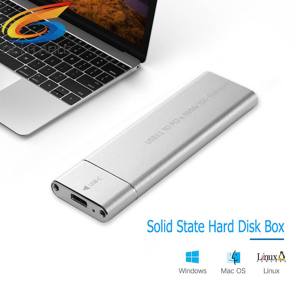 Hộp Đựng Ổ Cứng Ngoài 10Gbps 10Gbps, USB 3.1 Type-C M.2 NVMe SSD