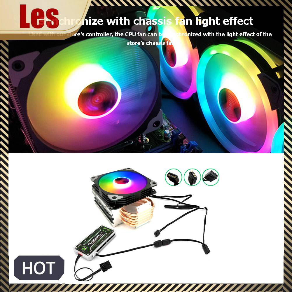 Cáp ChuyểN ĐổI Nhỏ 4Pin / 6Pin Sang 5V ARGB 3Pin Cho Coolmoon