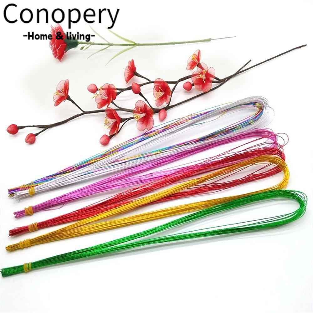 CONOPERY 50 Cuộn Dây Sắt 80cm Nhiều Màu Sắc Dùng Làm Đồ Thủ Công