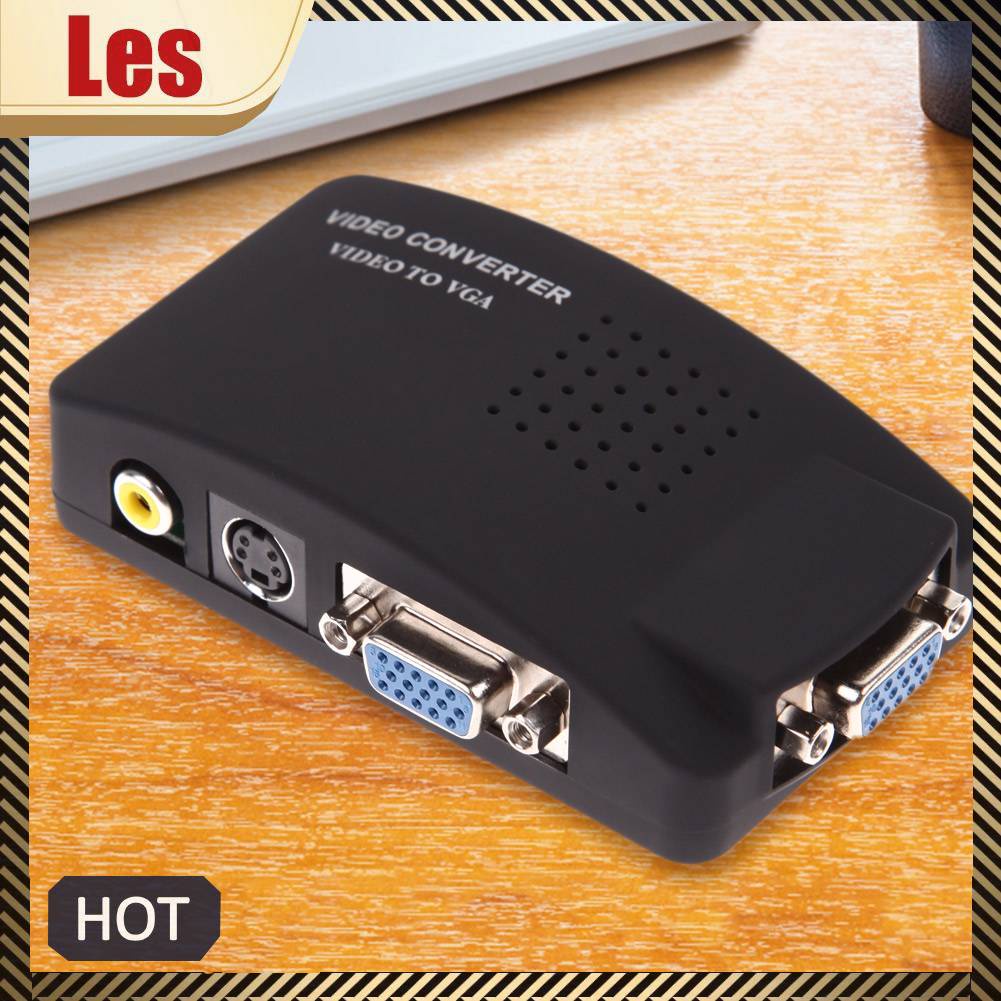 Bộ ChuyểN ĐổI AV RCA S-video Sang VGA Cho CCTV