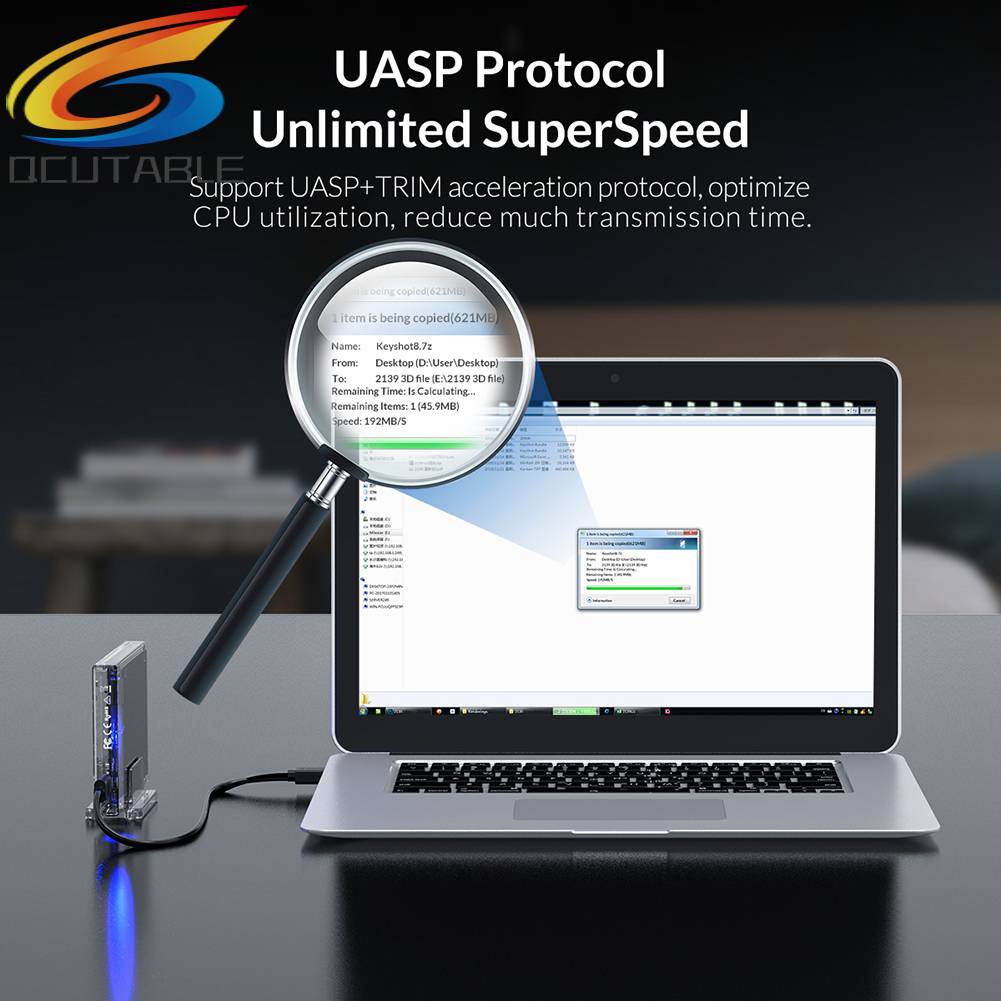 Hộp Đựng Ổ Cứng Ngoài ORICO HDD USB 3.1 Type C Sang 2.5 SATA