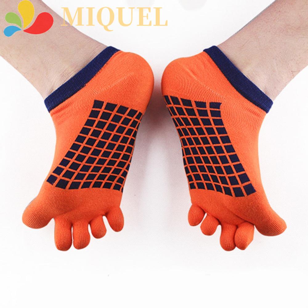 MIQUEL Vớ Thể Thao Cổ Ngắn Mỏng Thoáng Khí Chống Ma Sát Thời Trang Cho Nam