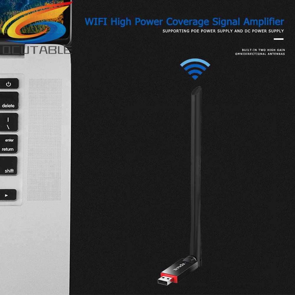 Thẻ Mạng Không Dây Mini Tenda U6 300Mbps USB 2.0 2.4G