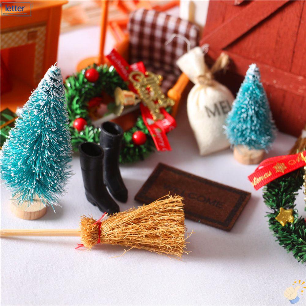 LET Set 5 Mô Hình Các Con Vật Bằng Nhựa Dùng Để Trang Trí Giáng Sinh