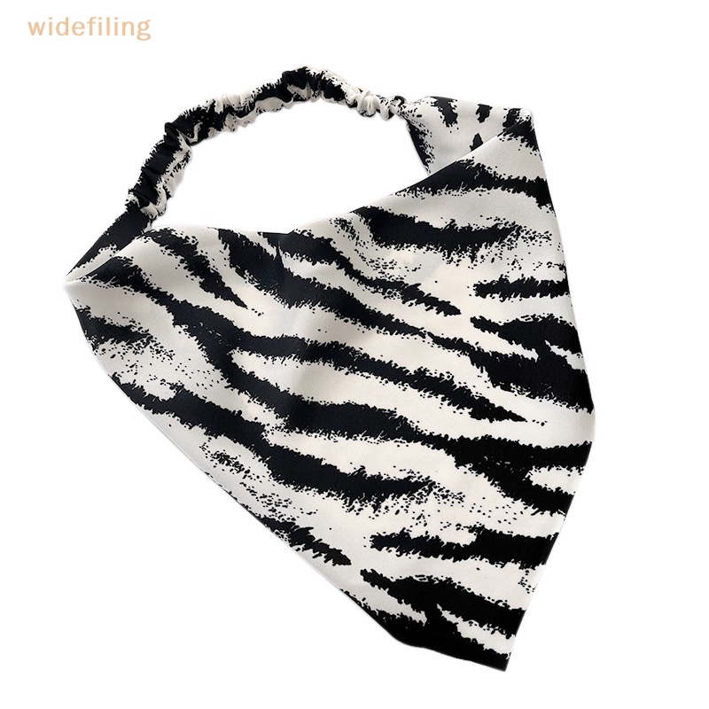 Băng Đô Bandana Co Giãn Họa Tiết Kẻ Sọc Thời Trang Cho Nữ