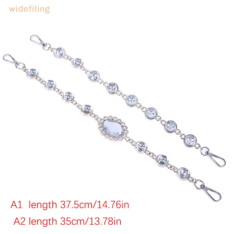 Dây Đeo Túi Xách Dạng Chuỗi Xích Đính Đá Thời Trang Dành Cho Nữ