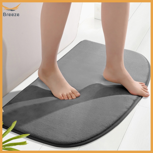 Thảm Lót Sàn Hình Tròn Thấm Hút Tốt Chống Trượt Nhanh Khô Tiện Dụng Cho Phòng Ngủ / Nhà Bếp / Phòng Tắm