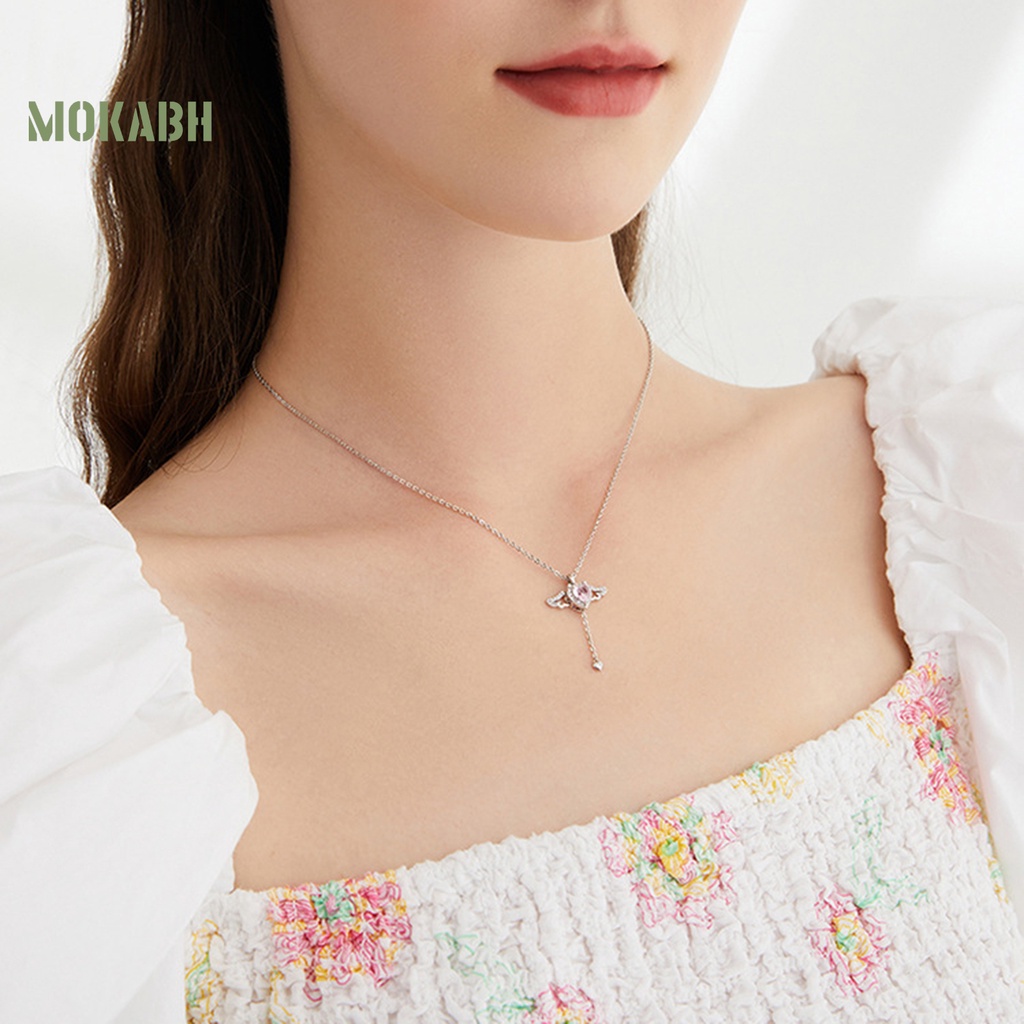 Vòng cổ Hình Trái Tim Đính Đá Thời Trang Dành Cho Nữ