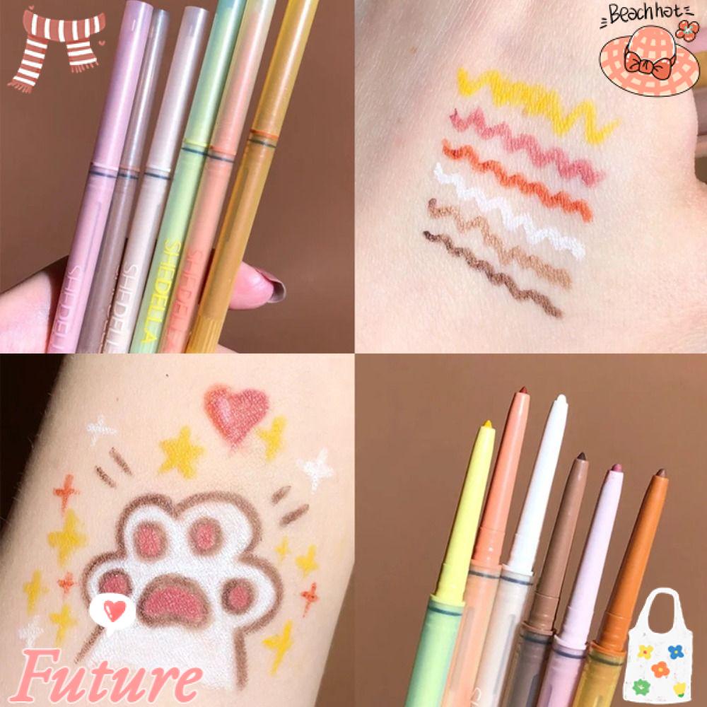 Bút Kẻ Mắt Trang Điểm Nhanh Khô Chống Mồ Hôi Nhiều Màu Sắc 1.5mm Dành Cho Nữ