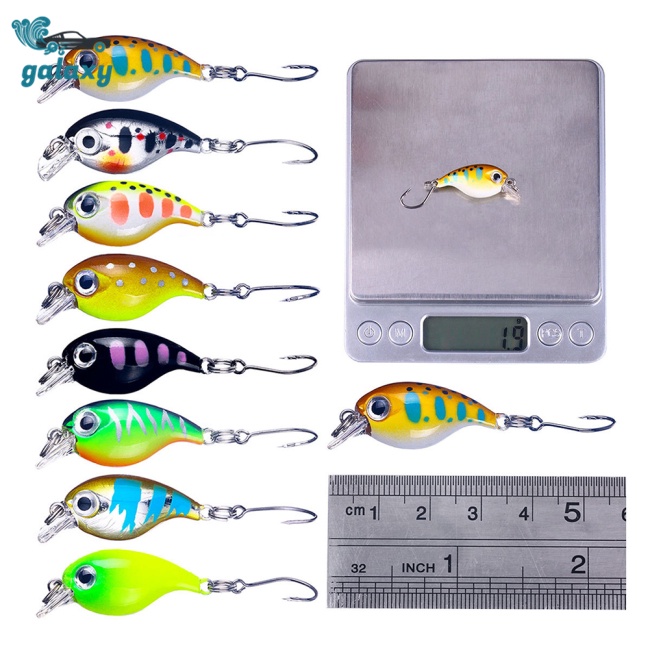 Galaxy Set Mồi Câu Cá Giả 3d 2.1g / 3.6cm Chuyên Nghiệp