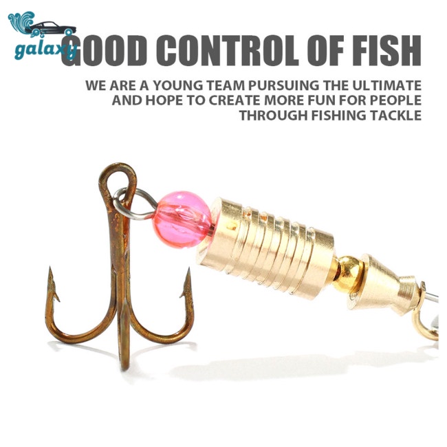 Galaxy Set 10 Mồi Giả Nhử Cá Bằng Kim Loại Cứng Kèm Móc Câu Ba Tiêu