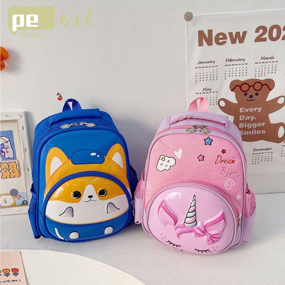 Ba Lô Đi Học Chống Thấm Nước In Họa Tiết Khủng Long / Kỳ Lân Hoạt Hình Trọng Lượng Nhẹ Cho Bé