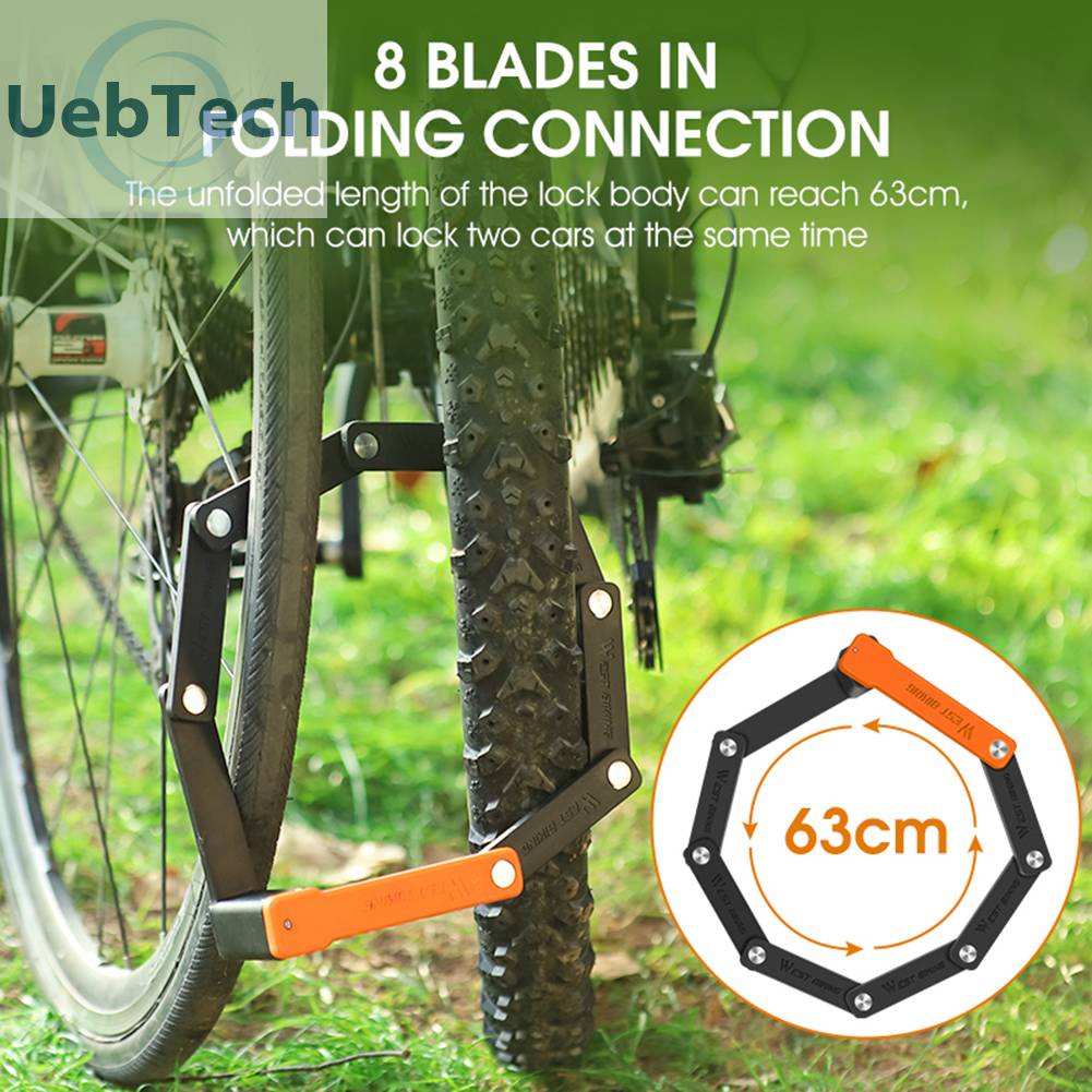 Dây Xích Khóa Xe Đạp MTB Có Thể Gập Lại Tiện Dụng