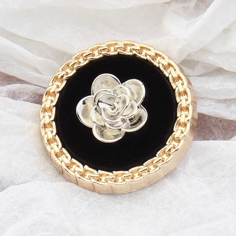 5 Nút Áo Hình Hoa Trà 20 / 25MM