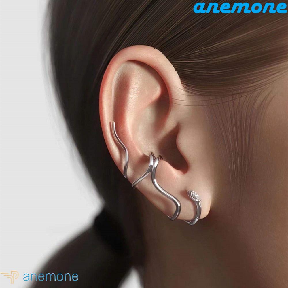 1 Khuyên Kẹp Vành Tai Hình Rắn Đính Đá Bằng Đồng Thời Trang Phong Cách Hàn Quốc Dành Cho Bạn Nữ