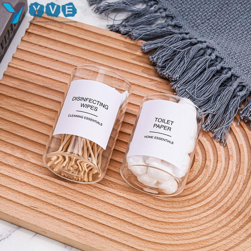 YVE Bộ 13 Tấm Nhãn Dán Trang Trí Hũ Gia Vị