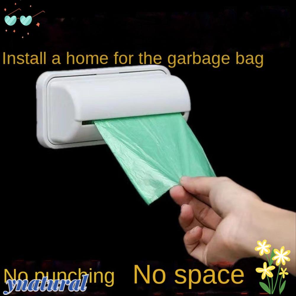 YNATURAL Hộp Đựng Túi Rác Bằng Nhựa Tiện Dụng Cho Gia Đình