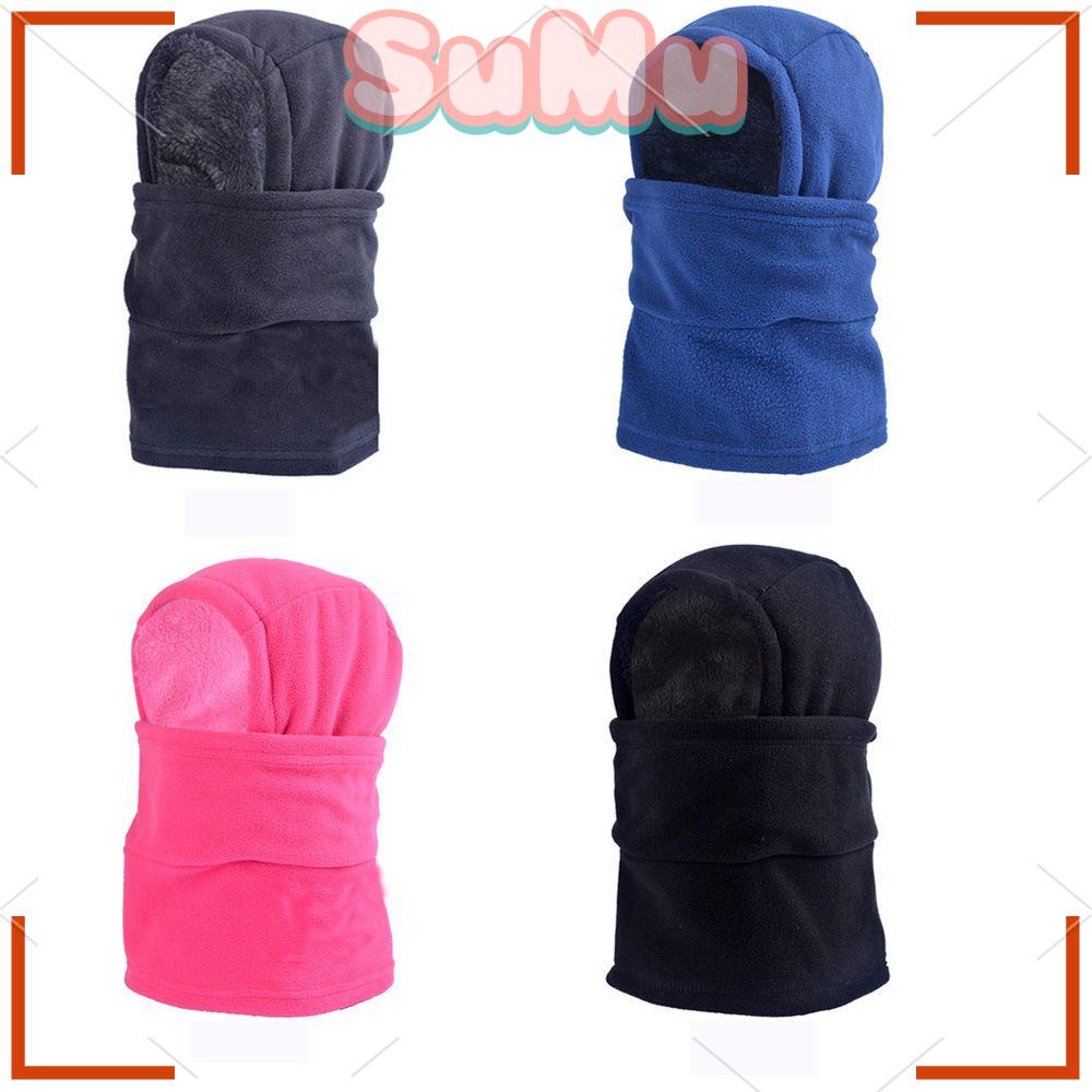 SUMU Mũ Lông Cừu Giữ Ấm Cổ Dày Dặn Chống Lạnh Khi Đi Xe Đạp Leo Núi