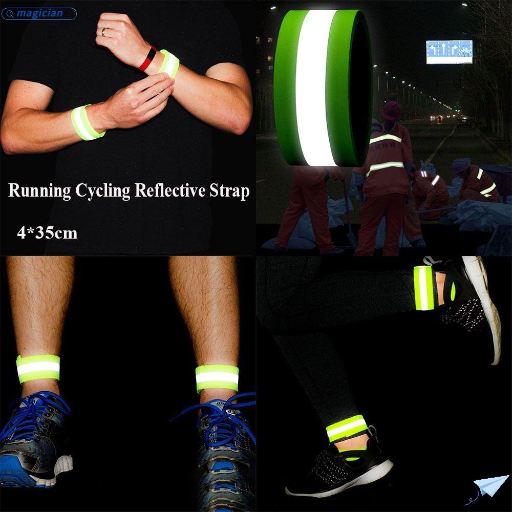 MAG Set 4 Băng Đeo Cánh Tay Phản Quang Tiện Dụng Khi Đi Xe Đạp