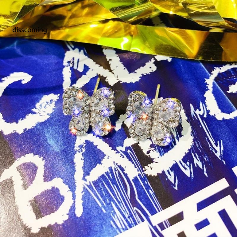 Đầm Nữ Kiểu Dáng Thời Trang Thanh Lịch| Đôi Bông Tai Hình Bướm Đính Đá Thời Trang Cho Nữ