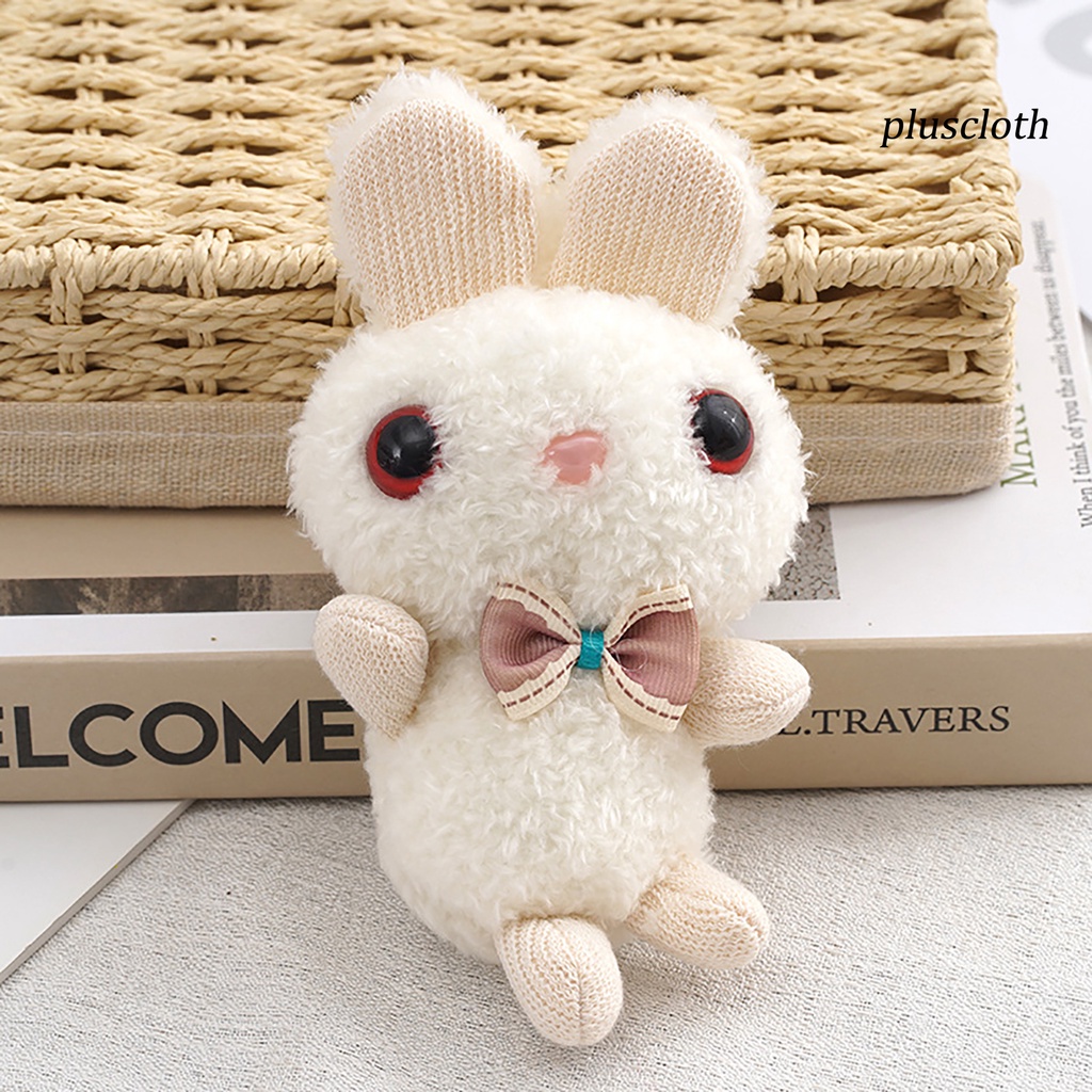 Móc Khóa Thỏ Nhồi Bông Đáng Yêu Cho Bé Gái