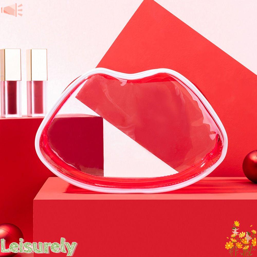 LEILY Túi Đựng Mỹ Phẩm Bằng Nhựa PVC Tiện Dụng