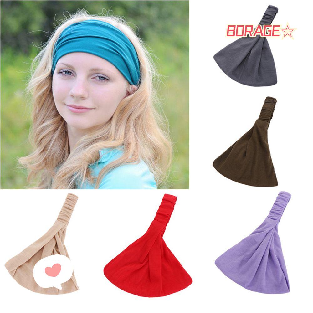 BORAG Băng Đô Đội Đầu Thể Thao Co Giãn Cho Nữ