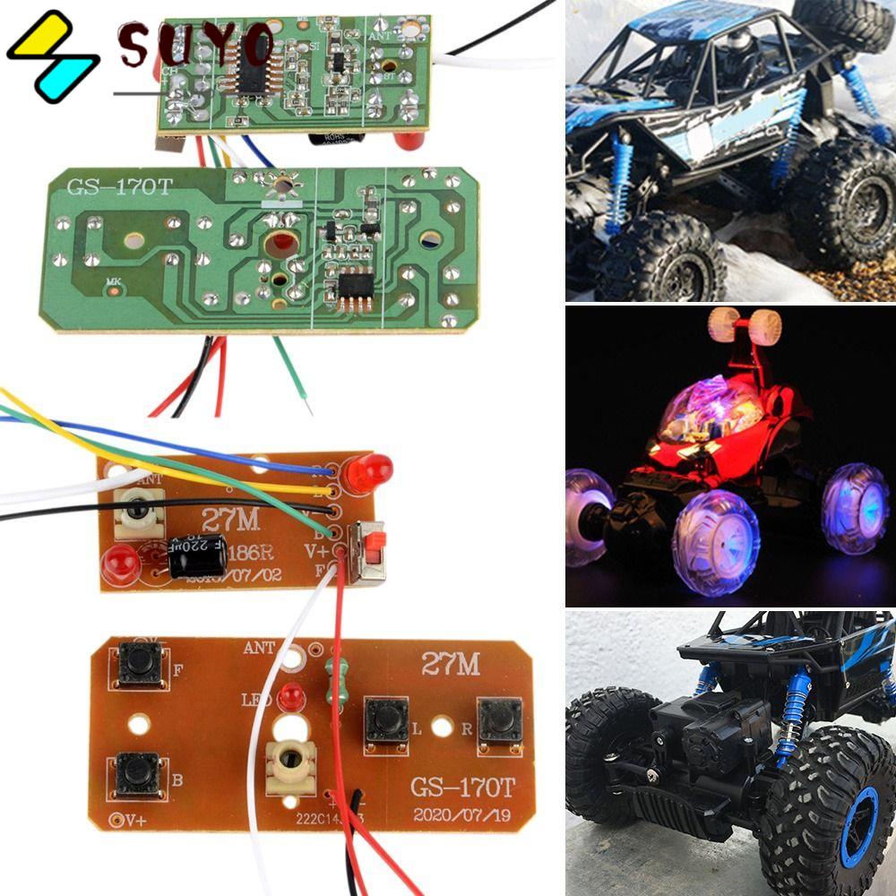 Bộ 2 Bảng Mạch Điều Khiển 27Mhz 4CH PCB Cho Xe Đồ Chơi