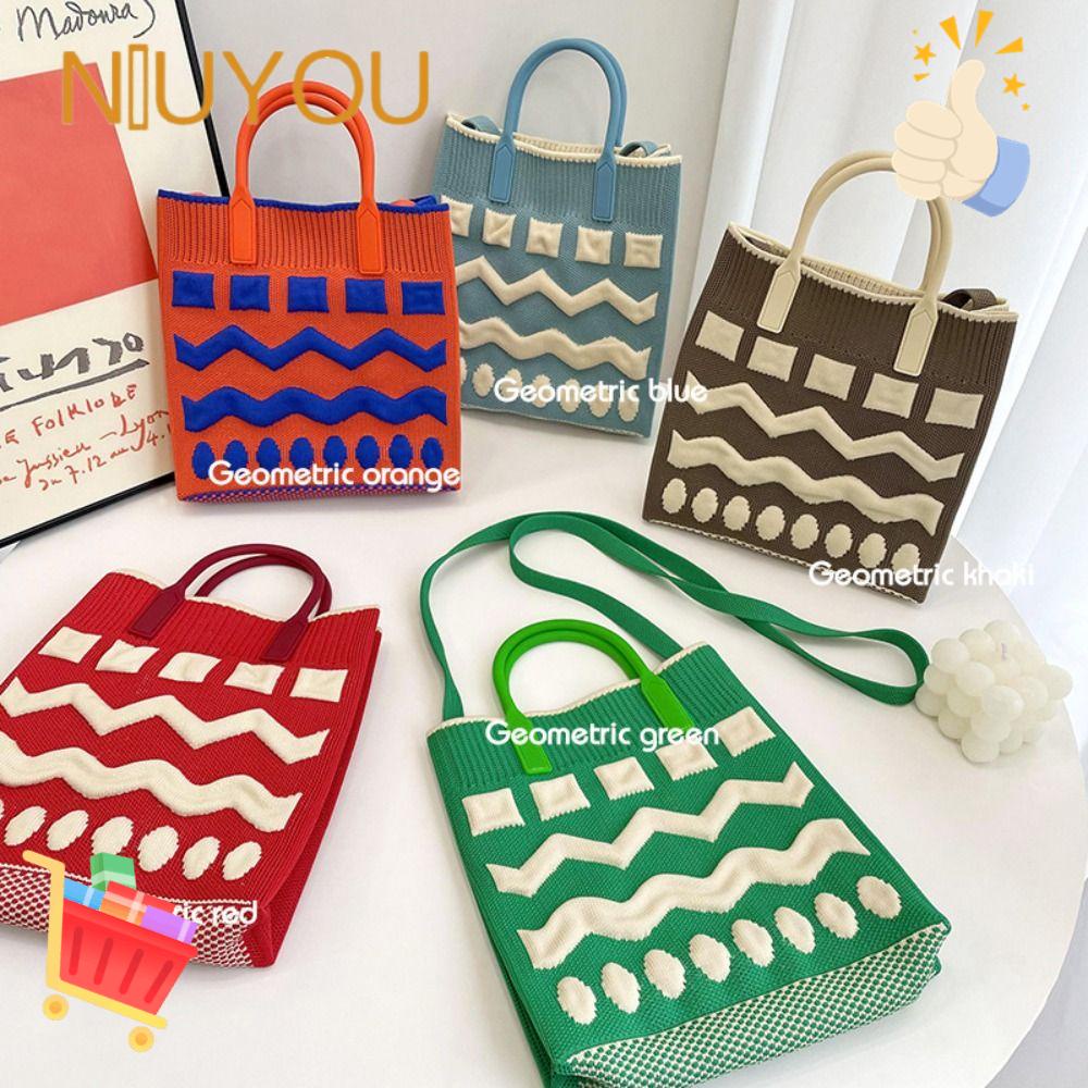 NIUYOU Túi Xách Nữ Đeo Vai Có Quai Đeo Cổ Tay