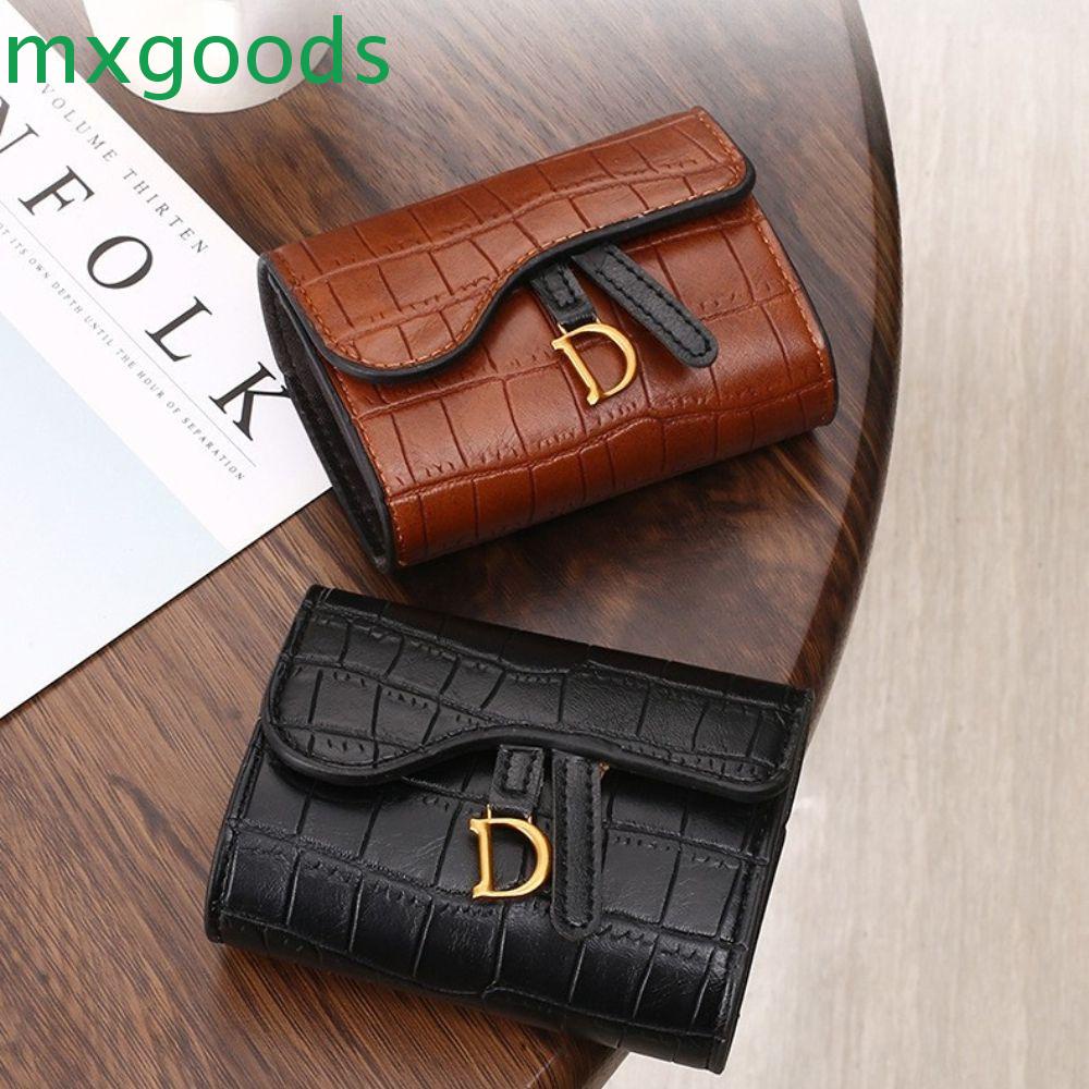 MXGOODS Ví Da Cá Sấu Chất Lượng Cao Cho Nam Giá Đỡ