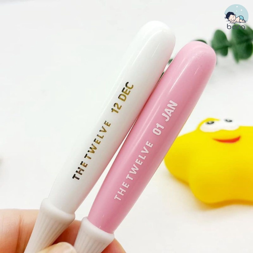 Bàn chải đánh răng lông tơ mềm The Twelve Hàn Quốc cho bé từ 12-36 tháng