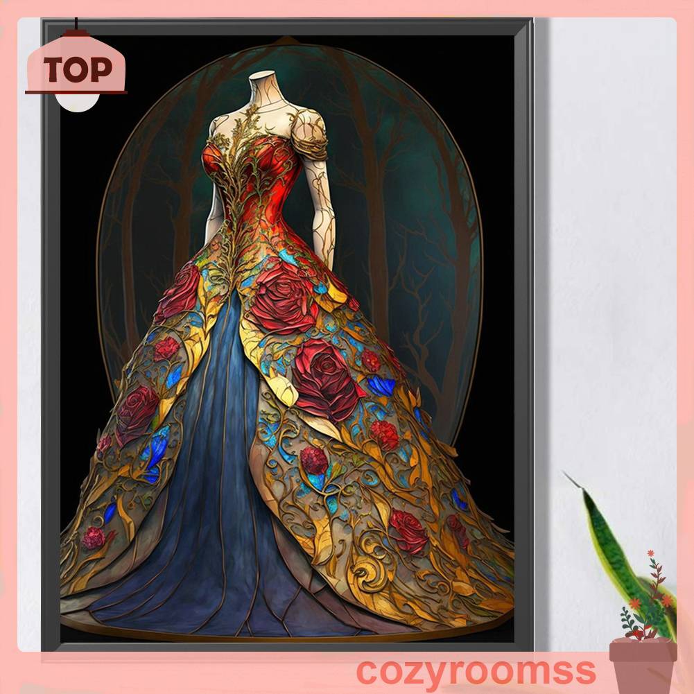 Tranh Đính Đá Kim Cương Toàn Bộ 5D DIY Hình Vẽ Nghệ Thuật Nhiều Màu Sắc