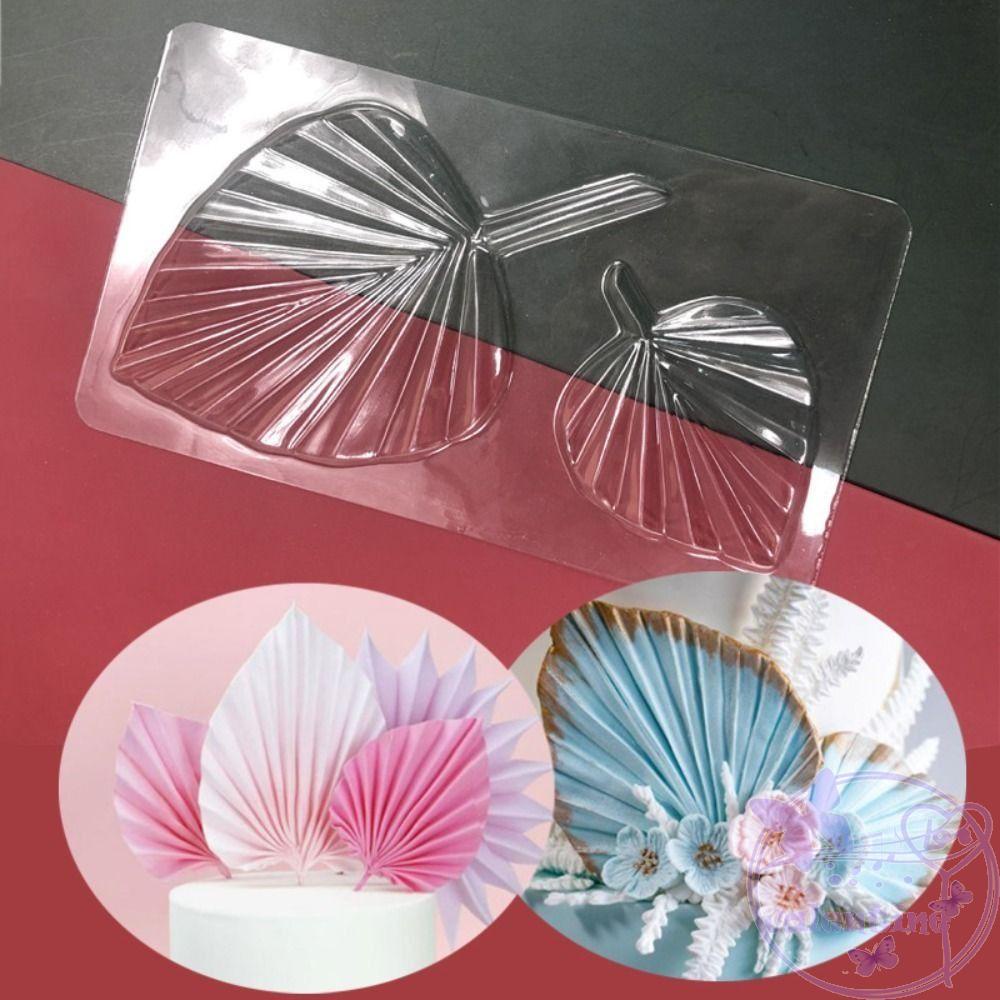 AVALENTINE Khuôn Làm Bánh Quy / Kẹo Đường Hình Chiếc Lá Trong Suốt