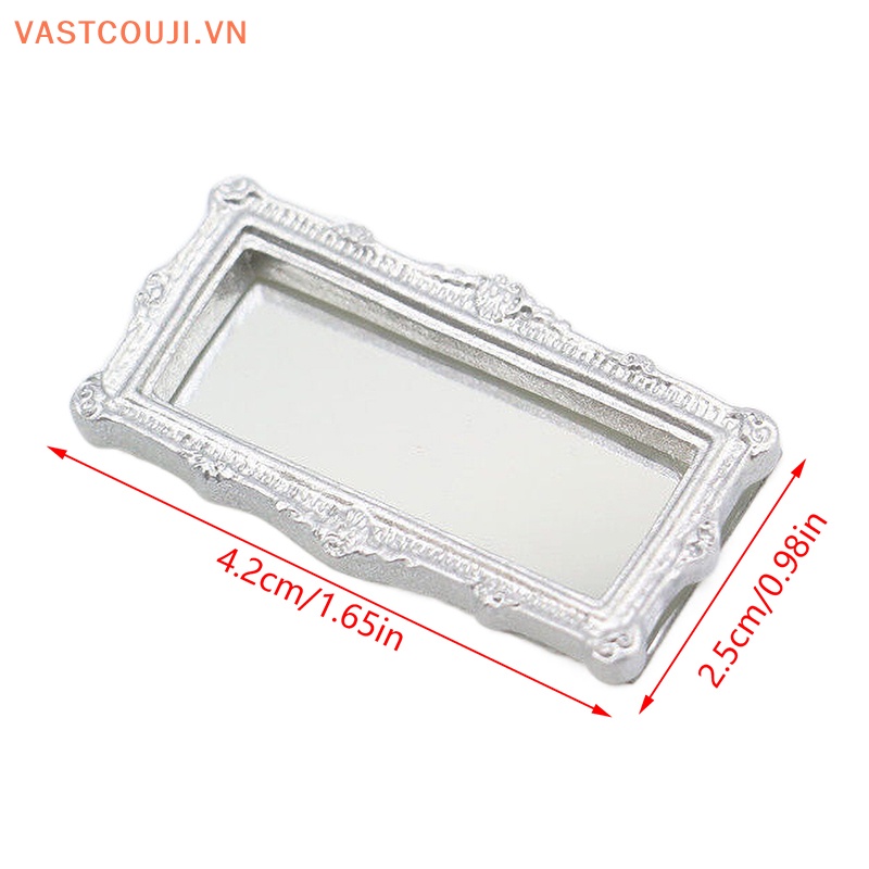 Gương Vuông Trang Trí Nhà Búp Bê Tỉ Lệ 1: 12