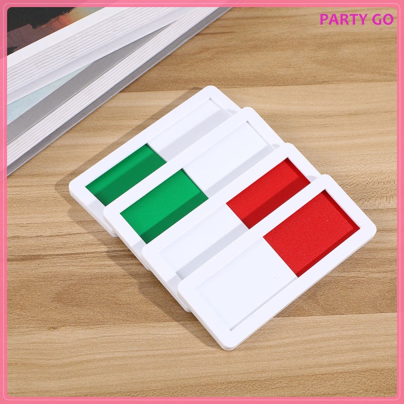 Set 4 Biển Báo Riêng Tư Gắn Cửa Trượt Tiện Dụng